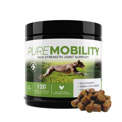 120 Hemp Chews Glucosamine Hip & Joint Supplement Improve Mobility & Energy Hemp CBD Pet Treats