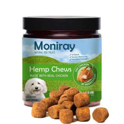 Top Sales Natural Immune Support For Dogs Organic Pain Relief Pet Treats Dog Food Hemp Chews